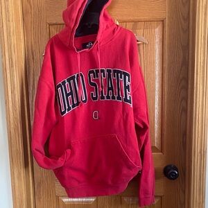 J. America Red Ohio State Hoodie